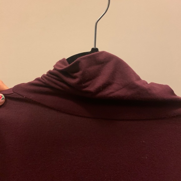 Aritzia Purple Turtleneck Dress - Picture 2 of 2
